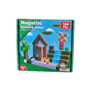 Klocki magnetyczne sześciany pikselowe w stylu Minecraft wersja Świat 3D 100 elementów